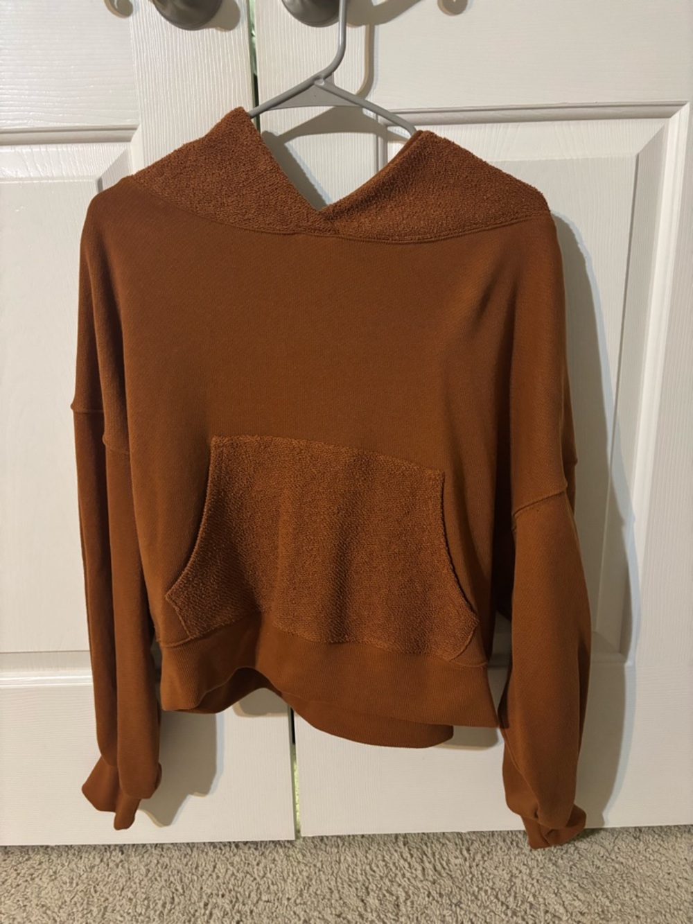 Zenana Outfitters Rust Orange Pullover Hoodie